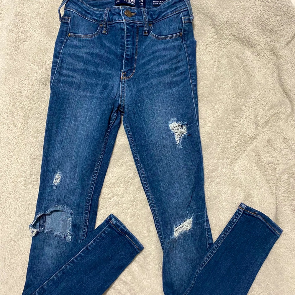 Hollister skinny jeans in excellent condition